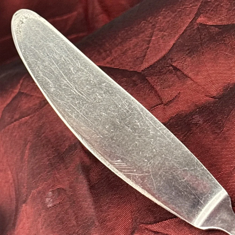 Atkins Stainless Steel Japan  ABSTRACT‎ Pattern Sugar Spoon And Butter Spreader